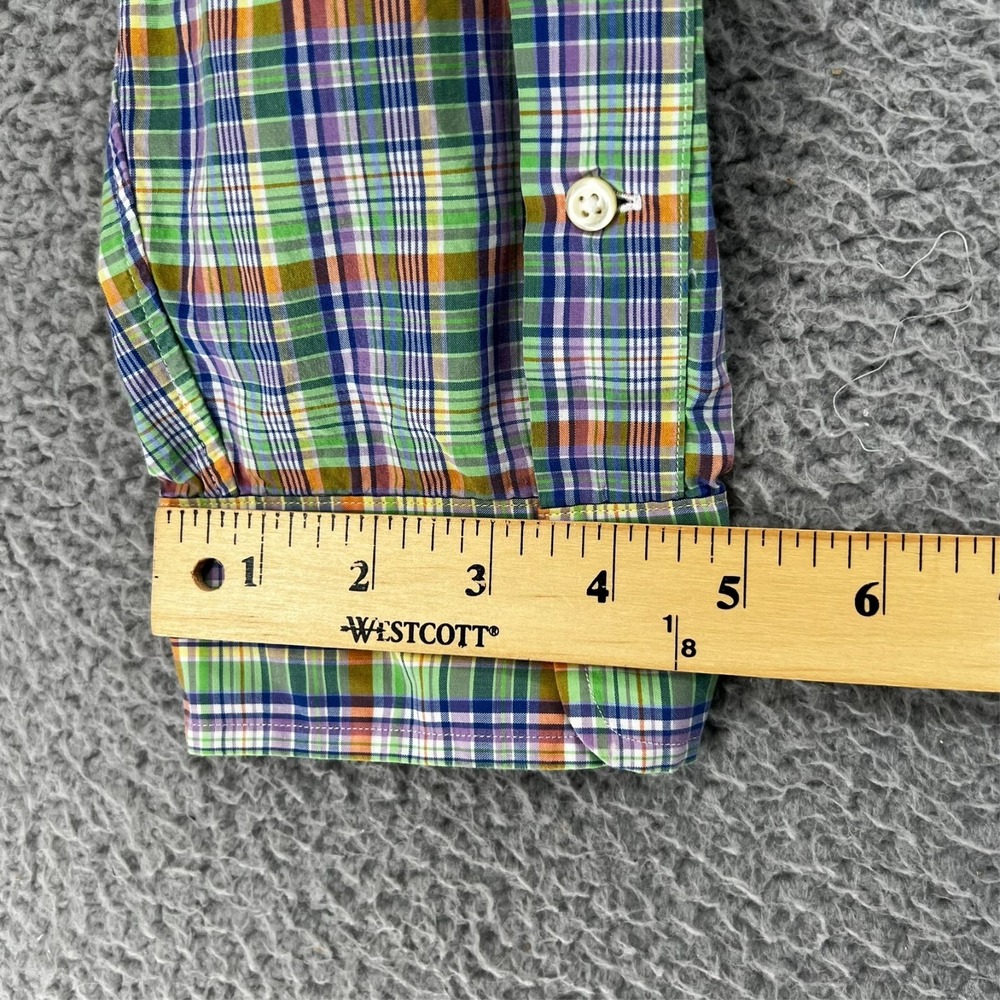 Polo Ralph Lauren Shirt Men XXL Classic Fit Plaid Button Down Multi Color Cotton - Picture 11 of 15